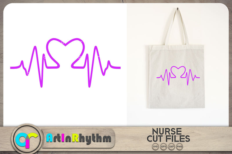 Heartbeat SVG / Nurse SVG / Doctor SVG SVG Artinrhythm shop 