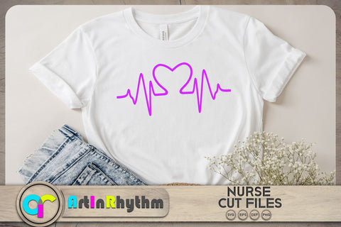 Heartbeat SVG / Nurse SVG / Doctor SVG SVG Artinrhythm shop 