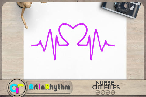 Heartbeat SVG / Nurse SVG / Doctor SVG SVG Artinrhythm shop 