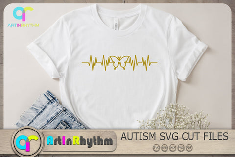 Heartbeats Svg, Heart Svg, Autism Awareness Svg, Autism Svg SVG Artinrhythm shop 