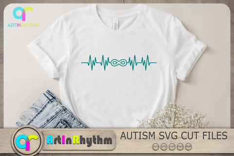 Heartbeats Svg, Heart Svg, Autism Awareness Svg, Autism Svg SVG Artinrhythm shop 