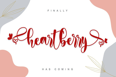 heartberry Font Letterara 