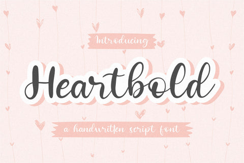 Heartbold Font Qwrtype Foundry 