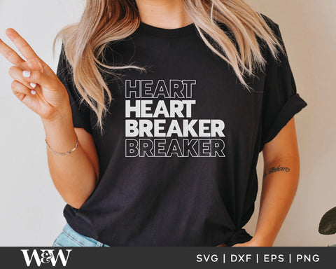 Heartbreaker SVG | Valentine Shirt SVG SVG Wood And Walt 