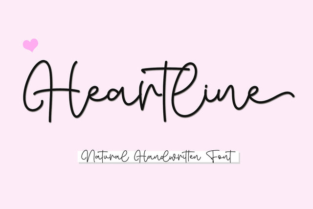 Heartline Font Afandi Studio 