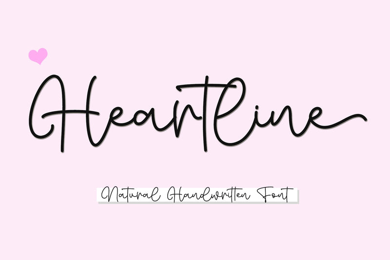 Heartline Font Afandi Studio 