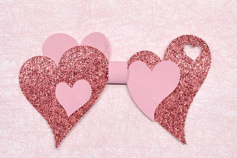 Hearts bow template SVG ArtiCuties 