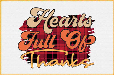 Hearts Full of Thanks Sublimation Sublimation Creativeart88 