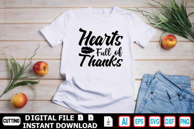 Hearts Full of Thanks SVG Craftlabsvg24 