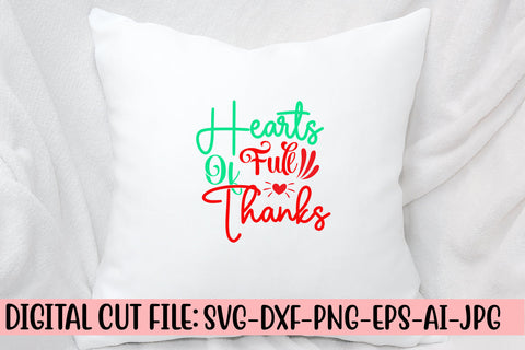 Hearts Full Of Thanks SVG Cut File SVG Syaman 