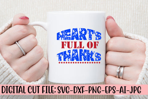 Heart's Full Of Thanks SVG Cut File SVG Syaman 