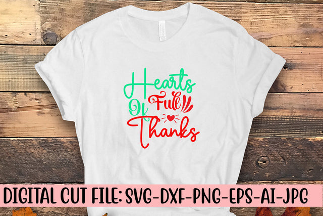Hearts Full Of Thanks SVG Cut File SVG Syaman 