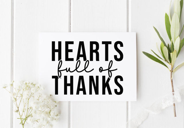 Hearts Full Of Thanks SVG SVGista 