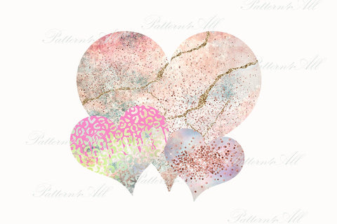 Hearts PNG, Sublimate Download, cheetah, leopard, valentines day, animal print,drips,hearts, hugs, kisses, love, Png for sublimation element Sublimation ArtStudio 