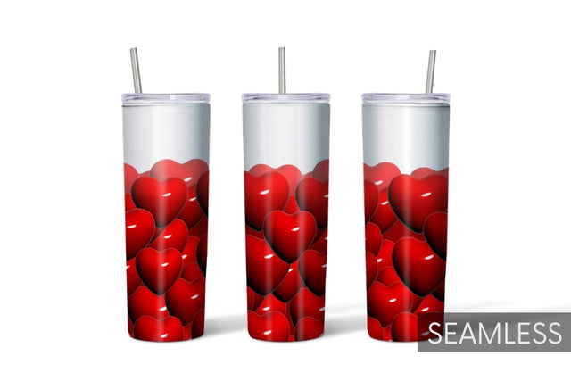 Hearts Tumbler Sublimation Sublimation SvgOcean 
