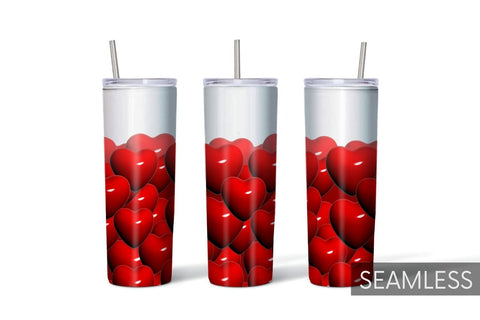 Hearts Tumbler Sublimation Sublimation SvgOcean 