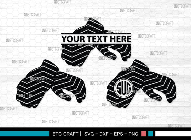 Heat Protective Mitten Monogram, Heat Protective Mitten Silhouette, Heat Protective Mitten SVG, Heat Protective Svg, Gloves Svg, SB00199 SVG ETC Craft 