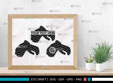 Heat Protective Mitten Monogram, Heat Protective Mitten Silhouette, Heat Protective Mitten SVG, Heat Protective Svg, Gloves Svg, SB00199 SVG ETC Craft 