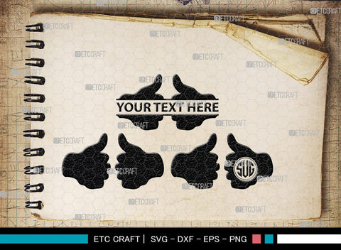 Heat Protective Mitten Monogram, Heat Protective Mitten Silhouette, Heat Protective Mitten SVG, Heat Protective Svg, Gloves Svg, SB00199 SVG ETC Craft 