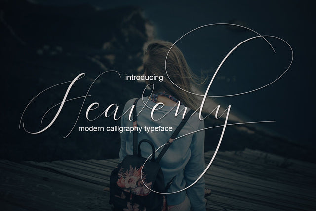 Heavenly Script Font Mrletters