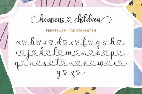 Heavens Children Font duo Font Zane Studio55 