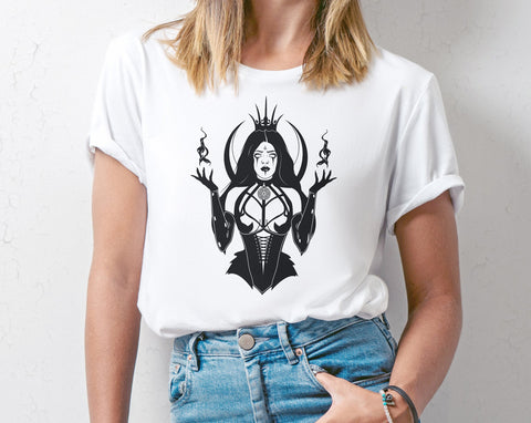 Hecate Goddess svg #2, Witch svg, Witchcraft svg, Gothic cricut svg, png SVG Pretty Meerkat 