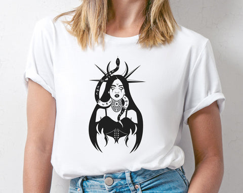 Hecate Goddess svg #5, Witch svg, Witchcraft svg, Gothic cricut svg, png SVG Pretty Meerkat 