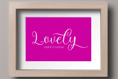 Hedaga Script Font Anastasia 