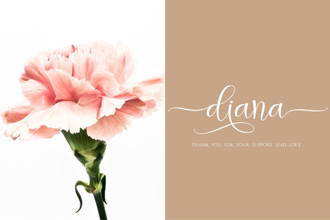 Hedaga Script Font Anastasia 