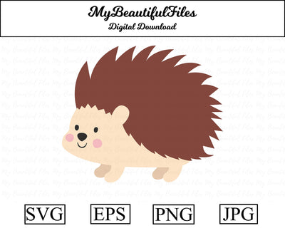 hedgehog - Animal SVG MyBeautifulFiles 