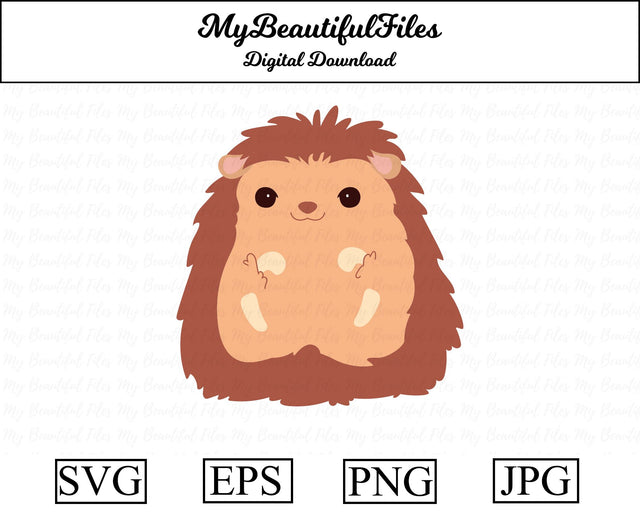 Hedgehog - Animal SVG MyBeautifulFiles 
