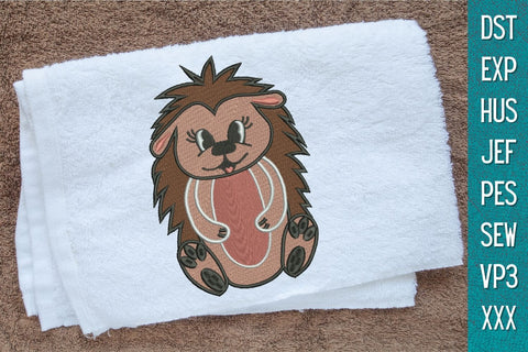 Hedgehog Embroidery Designs Embroidery/Applique DESIGNS SvgOcean 