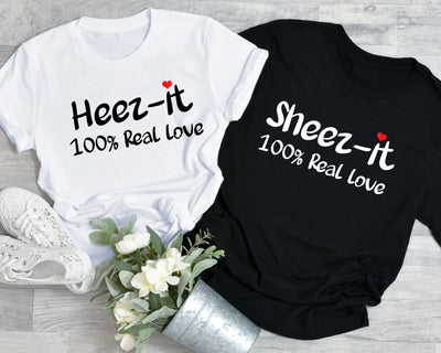 Heez-It, Sheez-It svg shirt design, 100% real love, Couples Svg, couple gift, love svg,Funny Svg, png dxf, svg for cricut digital download SVG Fauz 