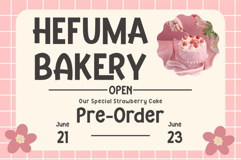 Hefuma Font Font twinletter 