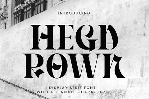Hegarown - Display Font Font Irvan Randi 