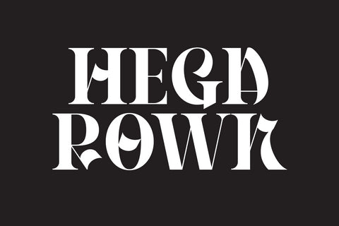 Hegarown - Display Font Font Irvan Randi 