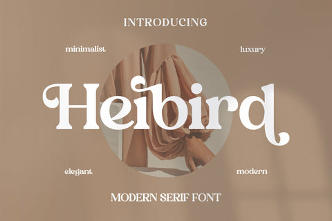 Heibird Typeface Font Storytype Studio 