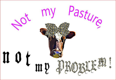 Heifer Head Heifer with Leopard Bow Graphic Sublimation sublimationhappy 
