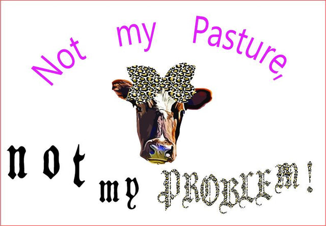 Heifer Head Heifer with Leopard Bow Graphic Sublimation sublimationhappy 