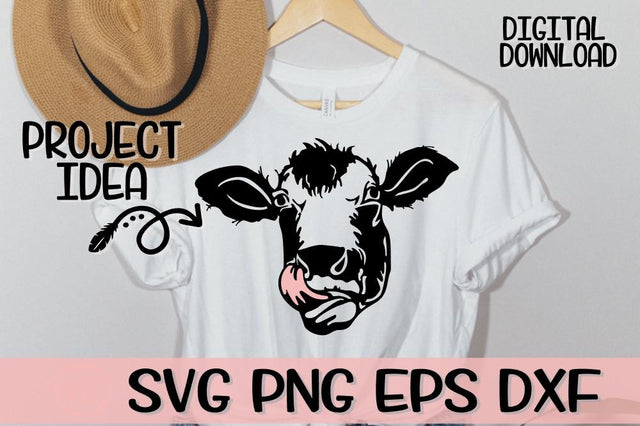 Heifer - Heifer Tongue Svg - SVG PNG DXF EPS SVG On the Beach Boutique 