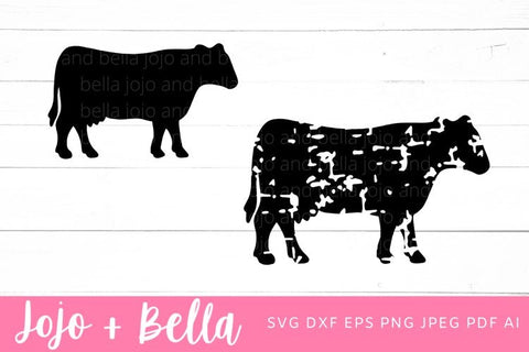 Heifer SVG, Grunge Heifer Svg, Grunge Cow SVG, Heifer Shirt Decal, Heifer Shirt Svg file, Farmhouse Svg files for Cricut, Silhouette, Sublimation SVG Jojo&Bella 