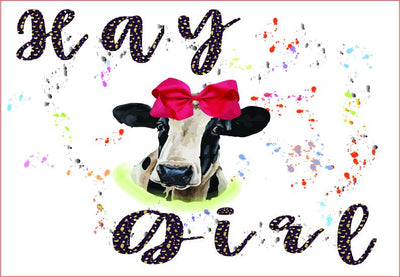 Heifer with Red Funda Png, Sublimation Graphic Sublimation sublimationhappy 
