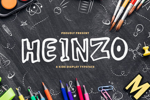 Heinzo - Playful Display Font Font StringLabs 
