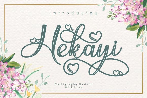Hekayi Font eknojistudio99 