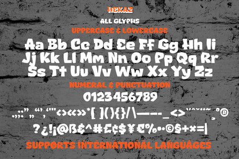 Hekaz - Display Graffiti Style Font Font twinletter 