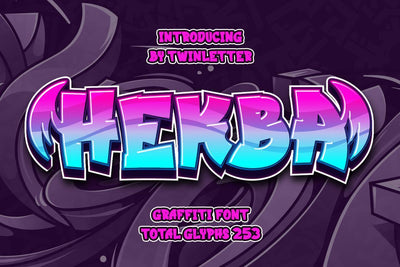 Hekba Font twinletter 