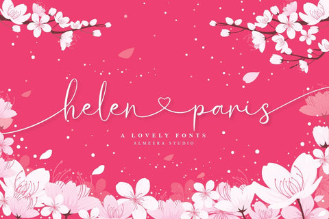 Helen Paris - Lovely Font Font studioalmeera 