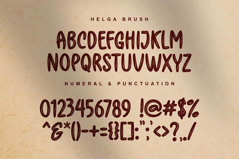 Helga Brush Font Dumadistyle 