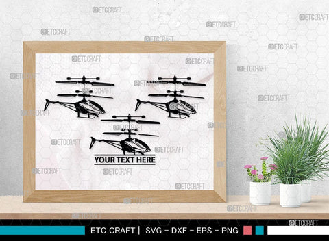Helicopter Monogram, Helicopter Silhouette, Helicopter SVG, Airplane Svg, Fly Svg, SB00043 SVG ETC Craft 