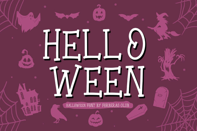 Hell O Ween Font Forberas 